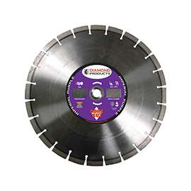 DIAMOND PRODUCTS 96480 Circular Saw Blade, 16 in Dia, Universal Arbor, Diamond Cutting Edge