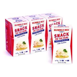 Snack on the Run Chicken Salad Kit with Crackers, 3.5 oz Box, 6/Carton
