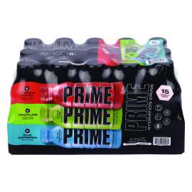 Hydration Drink Variety Pack, Assorted Flavors, 6.9 oz Bottle, 15/Carton