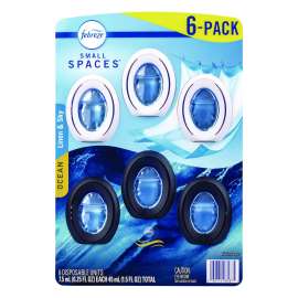 SmallSPACES, Linen and Sky/Ocean Scent, 7.5 mL Cartridge, 6/Pack