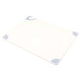 Saf-T-Grip Cutting Board, Plastic, 24 x 18 x 0.5, White