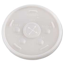Plastic Cold Cup Lids, 24oz, Translucent, 500/Carton