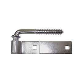 ProSource LR-087PS Hook/Strap Hinge, 5-3/4 in W Frame Leaf, 1-1/4 in H Frame Leaf, 4 mm Thick Leaf, Steel, Zinc