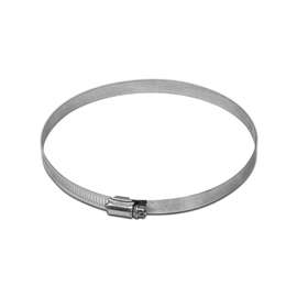 Lambro 381 Worm Gear Clamp, 6 in Duct, Clamping Range: 5-5/8 to 6-1/2 in, Steel, Zinc