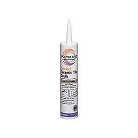 CUSTOM Polyblend PC14510S-6 Ceramic Tile Caulk, Light Smoke, 10.5 oz Cartridge