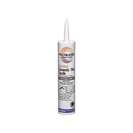 CUSTOM Polyblend PC0910S-6 Ceramic Tile Caulk, Natural Gray, 10.5 oz Cartridge