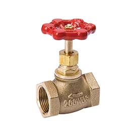 B & K ProLine Series 106-003NL Globe Valve, 1/2 in Connection, IPS, 125/200 psi Pressure, Brass Body