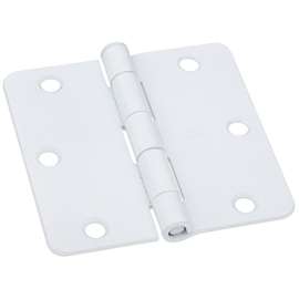 3PK 3.5" WHT DR Hinge