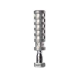 COBRA ANCHORS Lag Shield 243M Masonry Anchor, 276 lb, Zinc