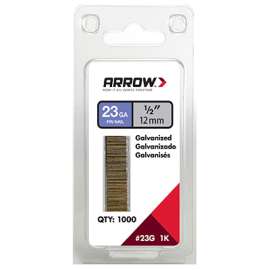 1000PK 1/2" Pin Nail