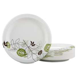 Pathways Soak-Proof Shield Mediumweight Paper Plates, Dispenser Bx, 8.5", 300/Pk