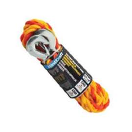 ProSource FH64067 Tow Rope, 3/4 in Dia, 14 ft L, Spring Hook End, 2266 lb Working Load, Polypropylene