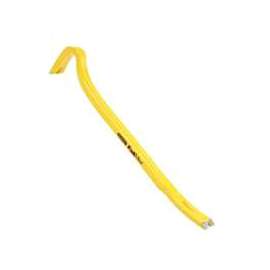 STANLEY 55-102 Wrecking Bar, 24 in L, Beveled/Slotted Tip, 1-3/4 in W Tip, HCS, 3/4 in Dia