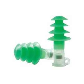 Clarity Reusable Earplugs, TPE, Blue/Clear, Corded