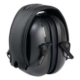 VeriShield 100 Series Passive Earmuffs, VS110F, 24 NRR, Black