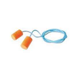 FirmFit Earplugs, Foam, Orange, Corded