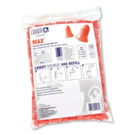 Earplug Dispenser Refills, Bag, Coral, MAX