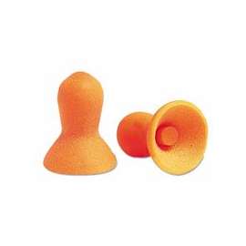 Quiet Reusable Earplugs, Foam, Orange, Uncorded
