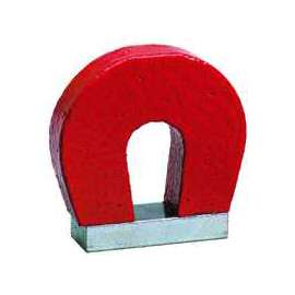 GENERAL 370-1 Horseshoe Magnet, 1-1/8 in W, 1 in H, Alnico