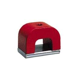 GENERAL 370-2 Horseshoe Magnet, 1-1/8 in W, 3/4 in H, Alnico