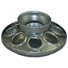 Galv Baby Chick Feeder