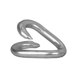 Campbell T5950924 Lap Link, 3/8 x 1-5/8 in Trade, 1250 lb Working Load, Steel, Zinc