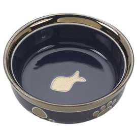 5" BLK/COP Cat Dish