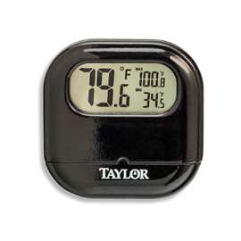 Taylor 1700 Thermometer, Digital, -4 to 140 deg F, Plastic Casing