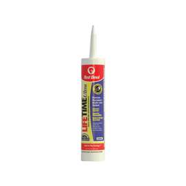 Red Devil Lifetime 0777 Acrylic Sealant, Clear, 40 to 90 deg F, 10.1 fl-oz Cartridge