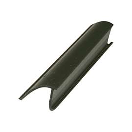 Make-2-Fit P 7816 Glass Retainer, 19/32 in W, 3/8 in Thick, 72 in L, Vinyl, Black