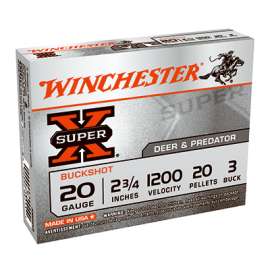 5RND 20GA 2-3/4Buckshot
