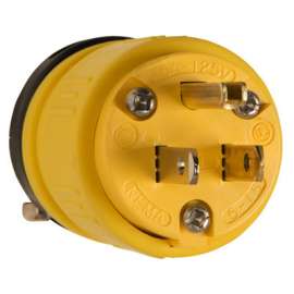 15A YEL Rubber Plug