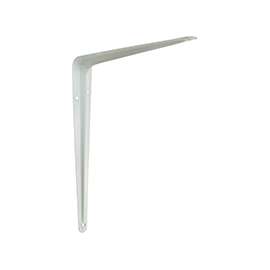 ProSource 21138PHL-PS Shelf Bracket, 65 lb/Pair, 6 in L, 5 in H, Steel, White