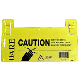 5-1/2x9 YEL Warnin Sign