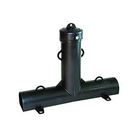 J.T. EATON 902R Bait Station, 15-1/4 in L, 4-1/2 in W, 12 in H, Plastic, Black