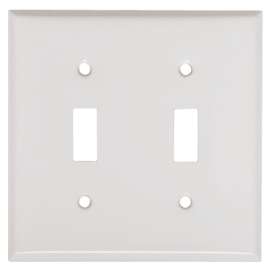 WHT 2G TOG Wall Plate