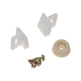 Johnson Hardware 1505PPK3 Pocket Door Guide and Bumper Set, For: Steel Doors