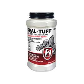 Oatey REAL TUFF 15620 Thread Sealant, 8 oz Can, Paste, White