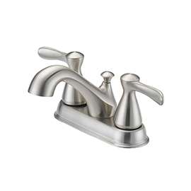 Boston Harbor F51B0010NP Lavatory Faucet, 1.2 gpm, 2-Faucet Handle, 3-Faucet Hole, Metal/Plastic, Brushed Nickel