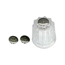 Danco 46464 Faucet Handle, Acrylic, For: Price Pfister Contessa/Windsor Single Handle Tub/Shower Faucets