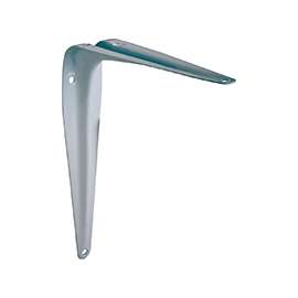 ProSource 21139HL-PS Shelf Bracket, 95 lb/Pair, 8 in L, 6 in H, Steel, White
