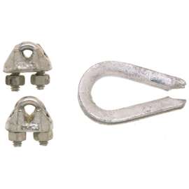 3/16" Rope Clip/Thimble