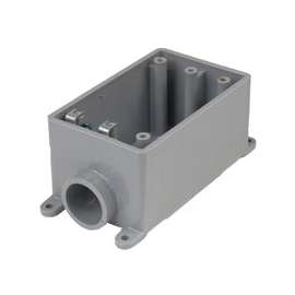 Thomas & Betts Canadian FSEB-075050 Combo Box, 1 Gang, 18 cu-in