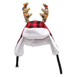17" Santa Hat/Antlers