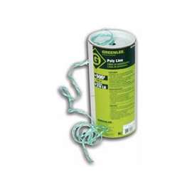 Greenlee 430-500 Twine, 500 ft L, 210 lb Working Load, Polypropylene, Green