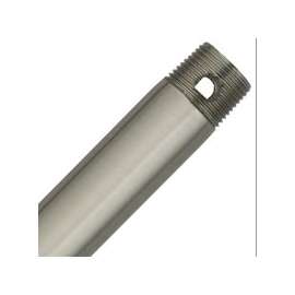 Hunter 26020 Ceiling Fan Downrod, 3/4 in Dia, 18 in L, Steel, Brushed Nickel