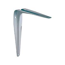 ProSource 21142PHL-PS Shelf Bracket, 170 lb/Pair, 14 in L, 12 in H, Steel, White