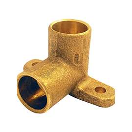 EPC 10159244 Drop Ear Tube Elbow, 3/4 in, Sweat, Copper