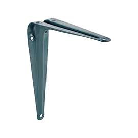 ProSource 21137PGL-PS Shelf Bracket, 40 lb/Pair, 5 in L, 4 in H, Steel, Gray