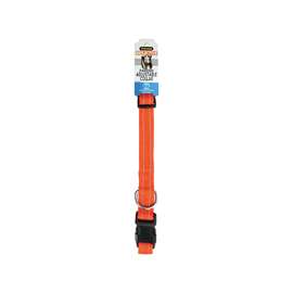 Petmate 0301955 Adjustable Dog Collar, 18 to 26 in L Collar, Nylon, Orange